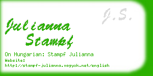 julianna stampf business card